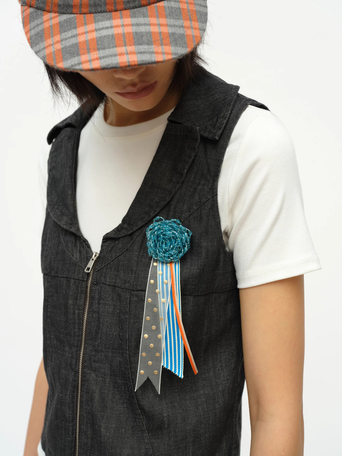 Colorful Floral Lapel Pin
