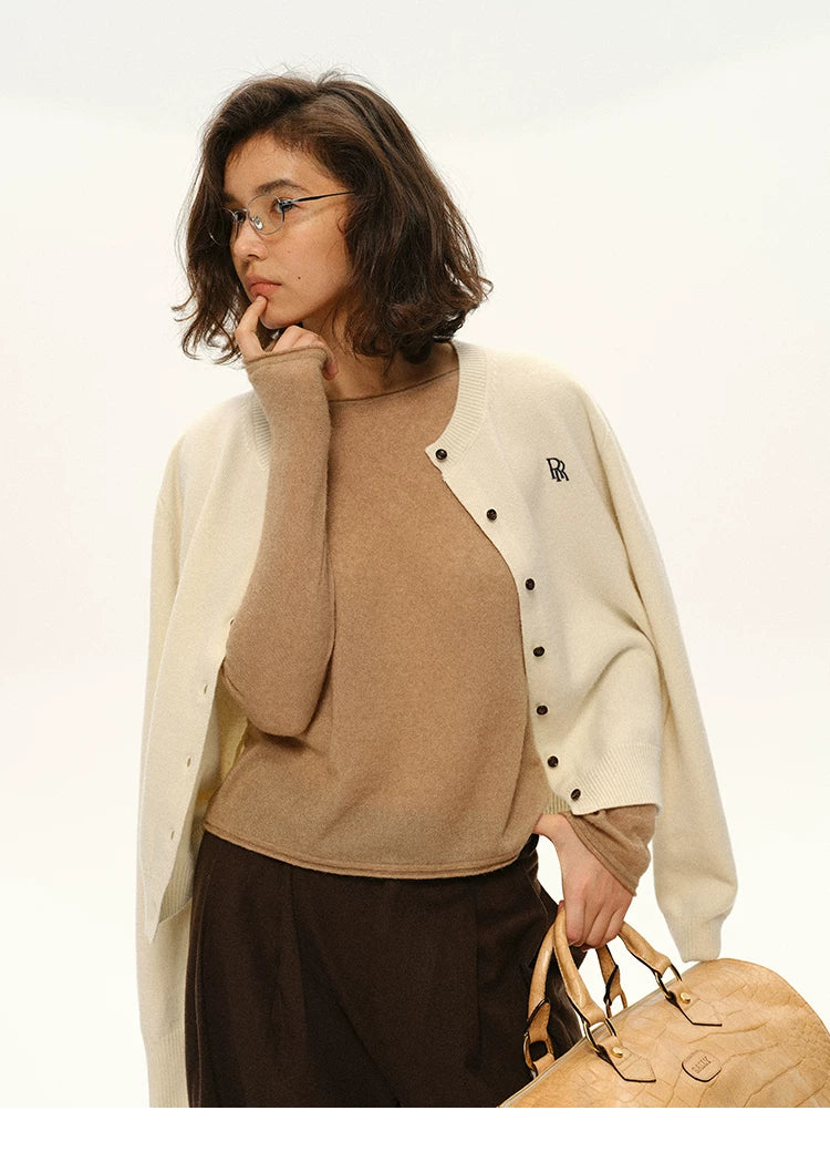 Wool & Alpaca Crew Neck Sweater - 360 view 2