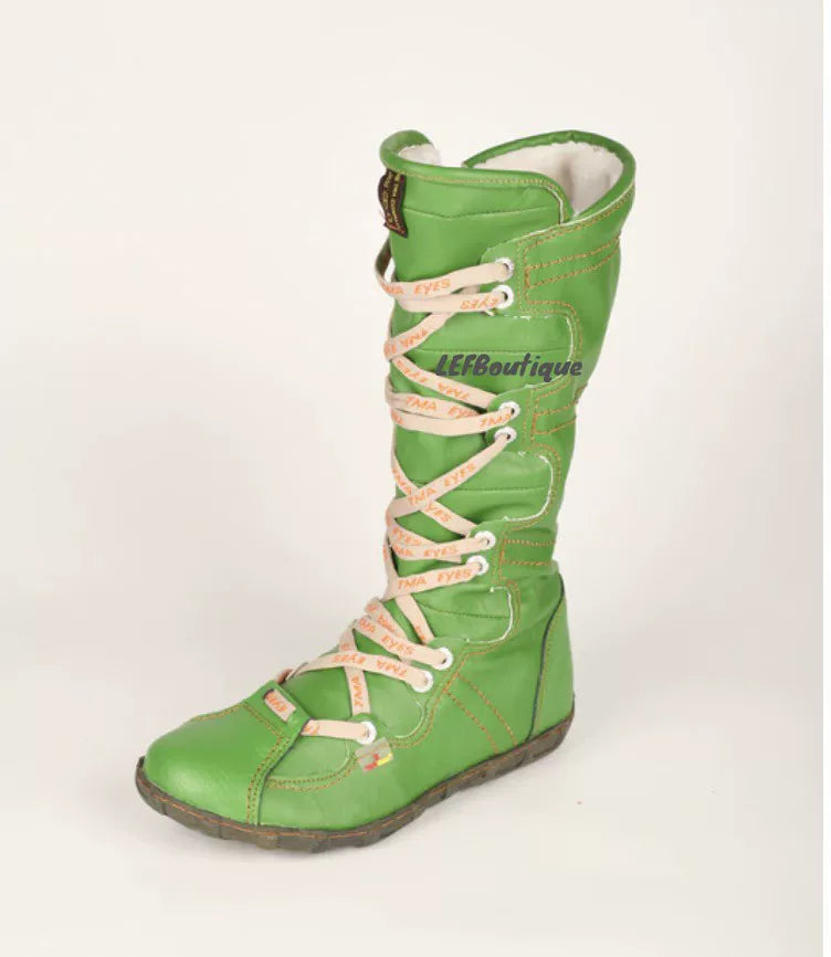 Lace Up Snow Boots