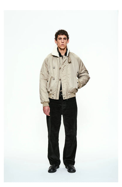 Partimento Fleece Stand-Collar Jacket