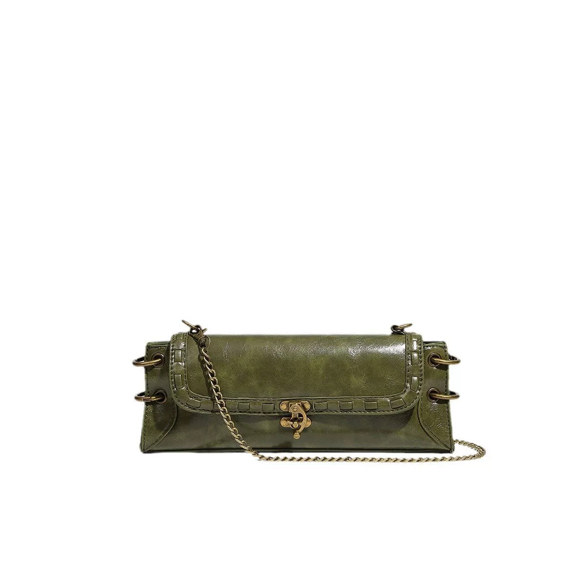 Antique Chain Lock Crossbody Bag product photo