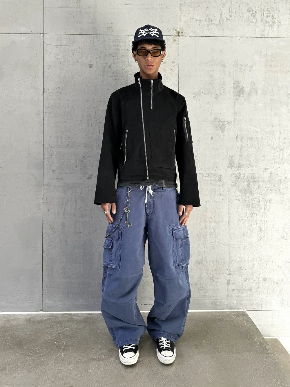 VLABMADE Heavy-Washed Baggy Work Pants