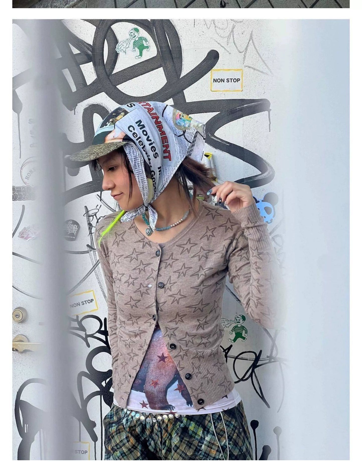 Curved Brim Wrap Cap