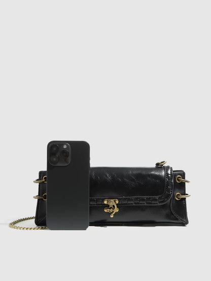 Antique Chain Lock Crossbody Bag product photo