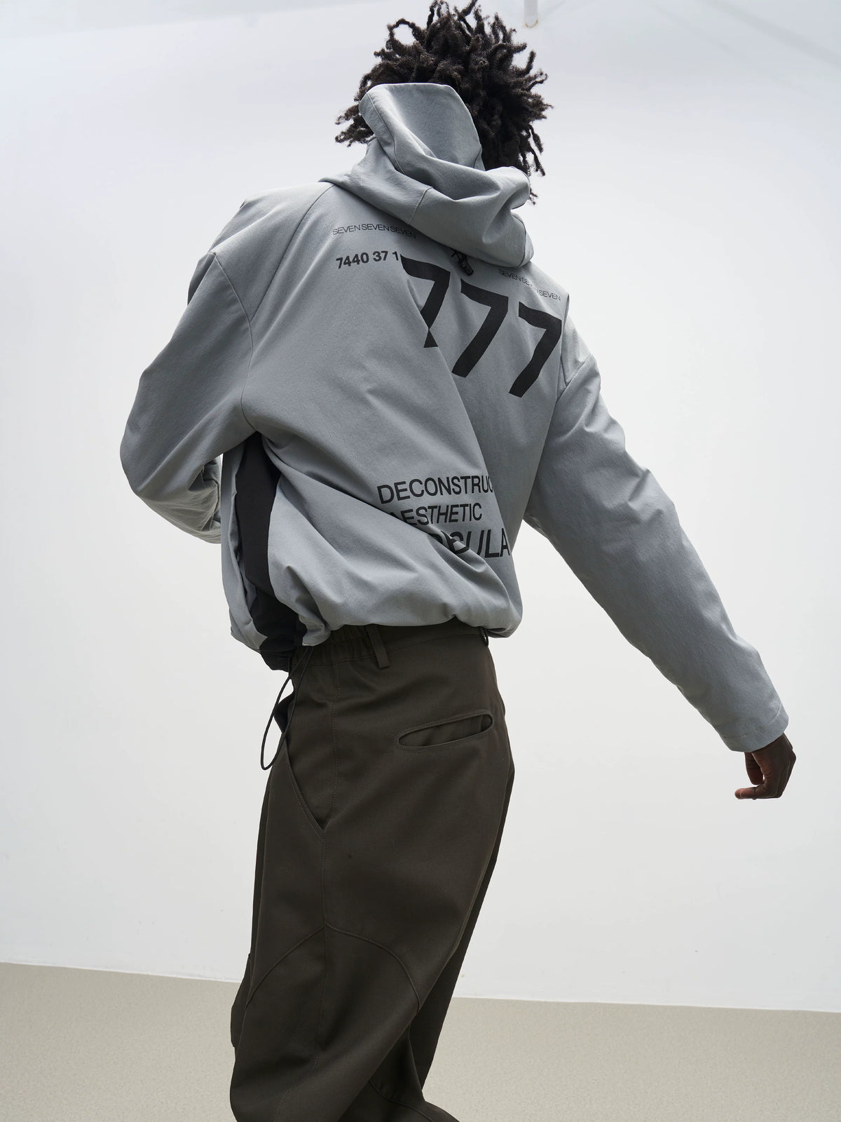 7440 37 1  Two-Tone Softshell Hooded Jacket