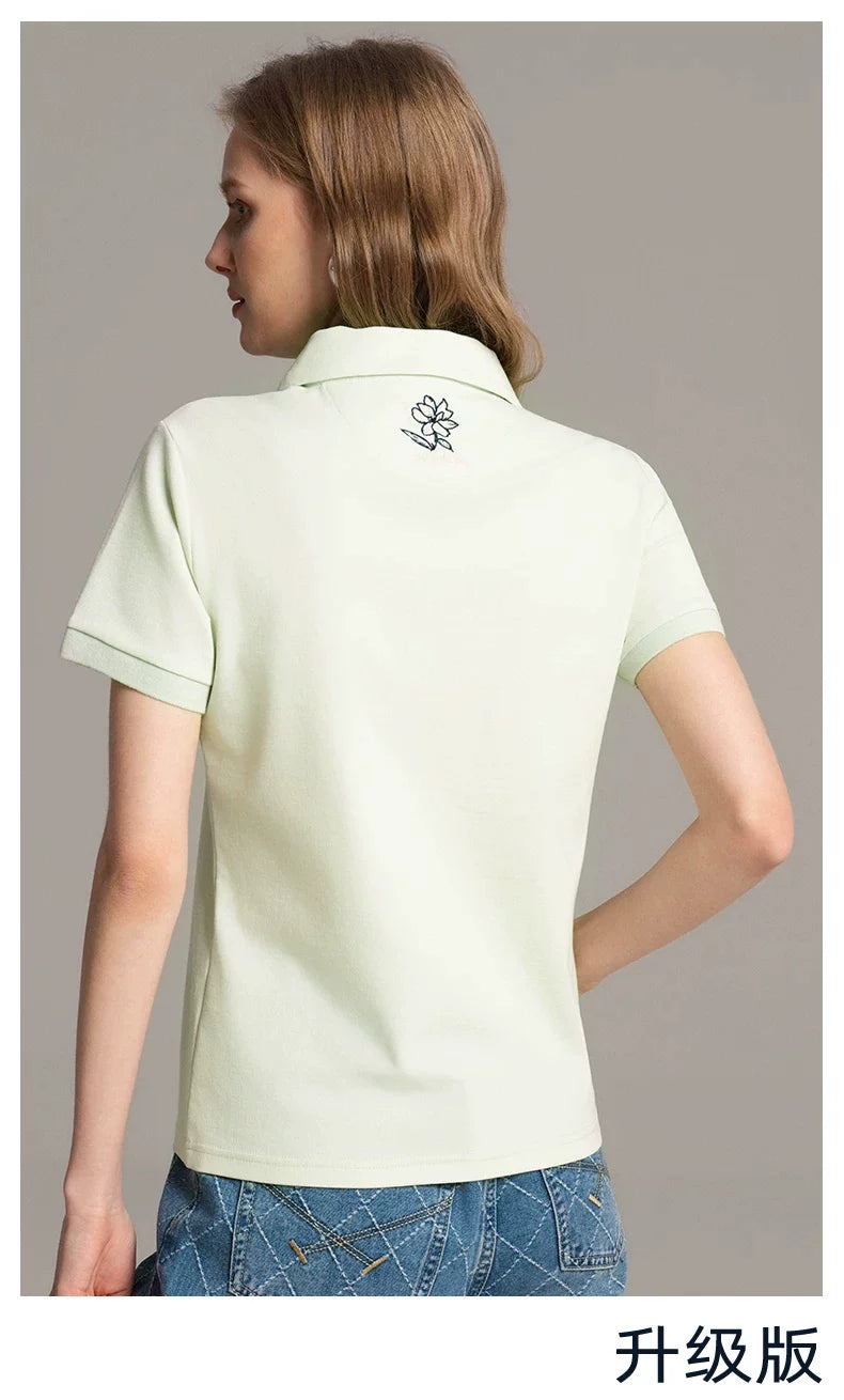 U.S. Polo Assn. Women's Breathable Short Sleeve Polo Shirt
