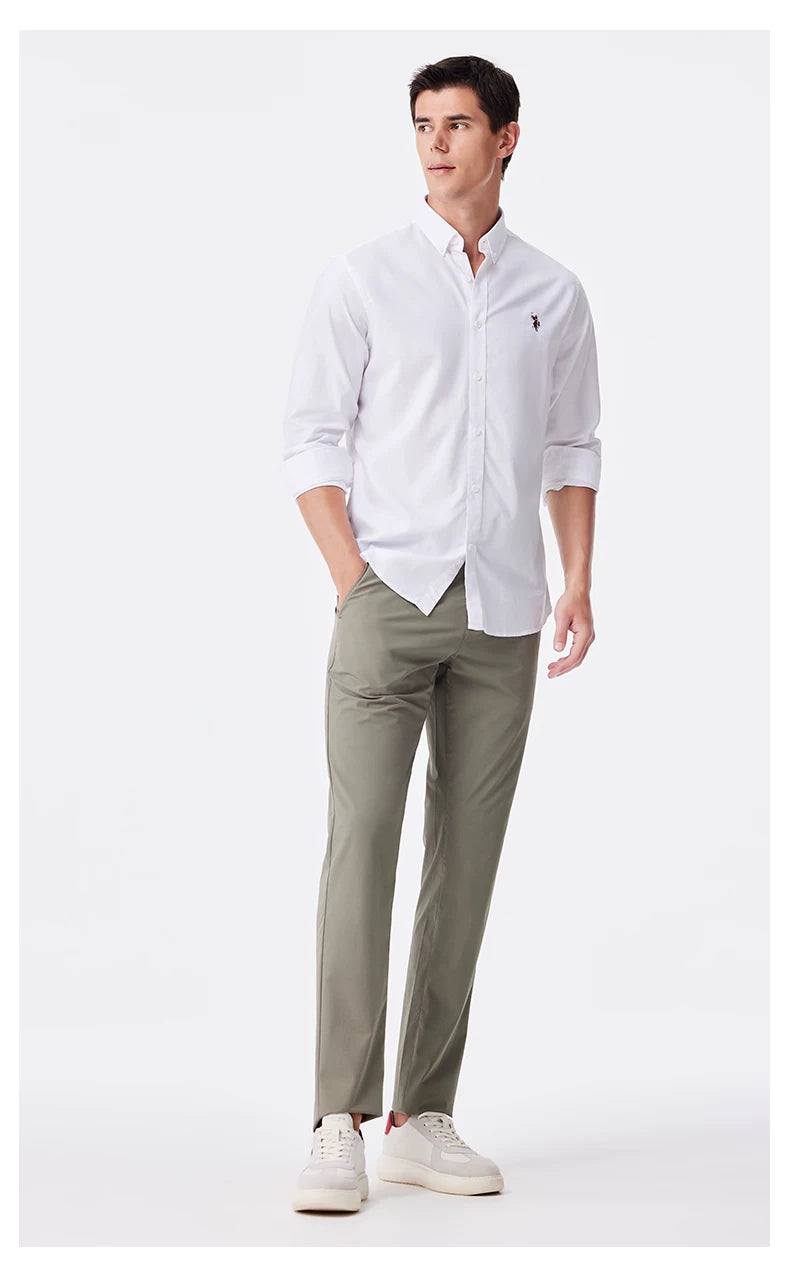 U.S. Polo Assn. Men's Lightweight Long Sleeve Dress Shirt