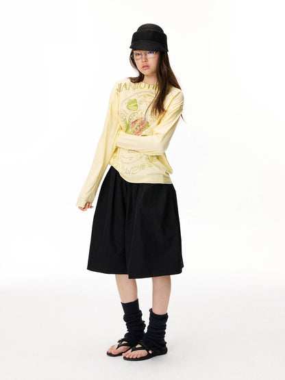 Floral Graphic Long Sleeve Top