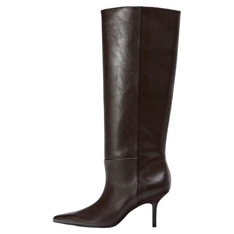 Women's Pointed Toe Stiletto Knee-High Boots
