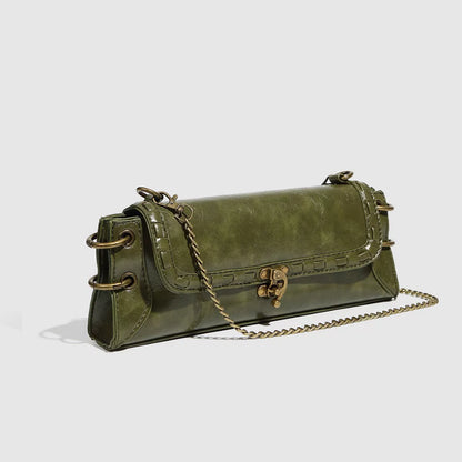 Antique Chain Lock Crossbody Bag product photo