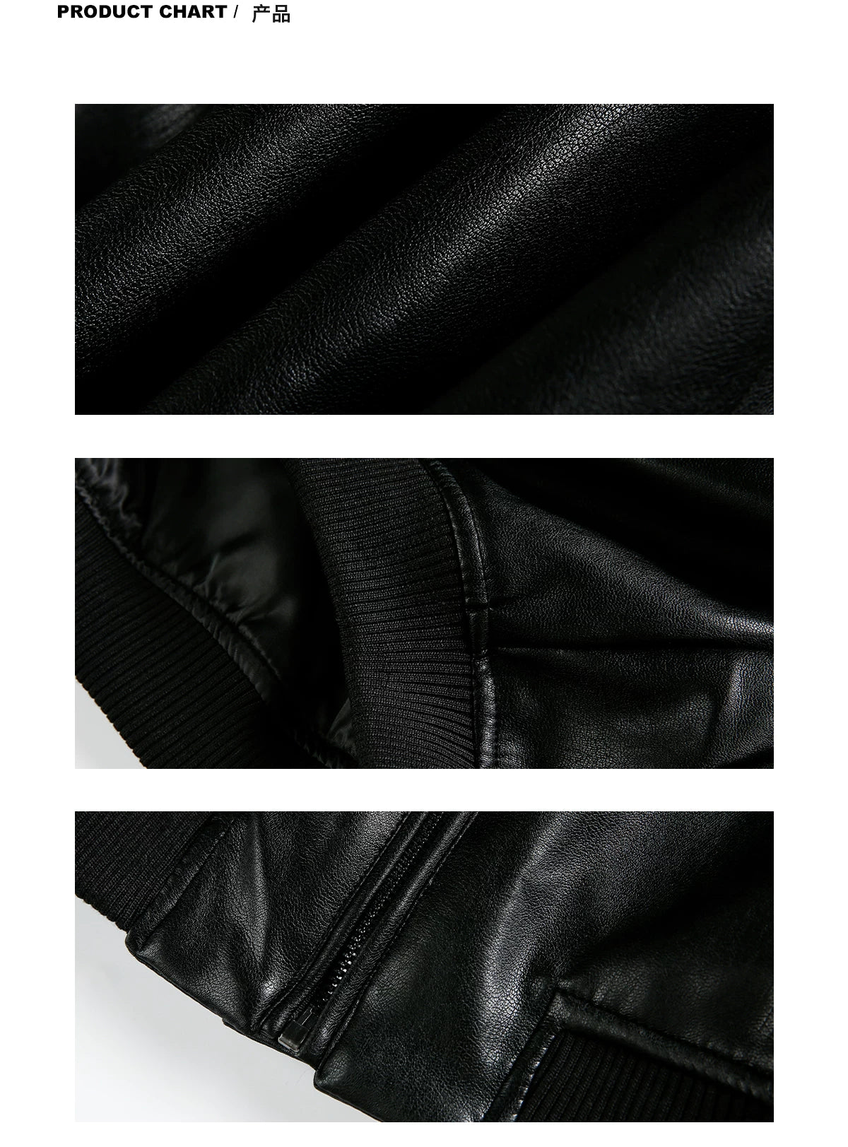 Cropped PU Leather Jacket