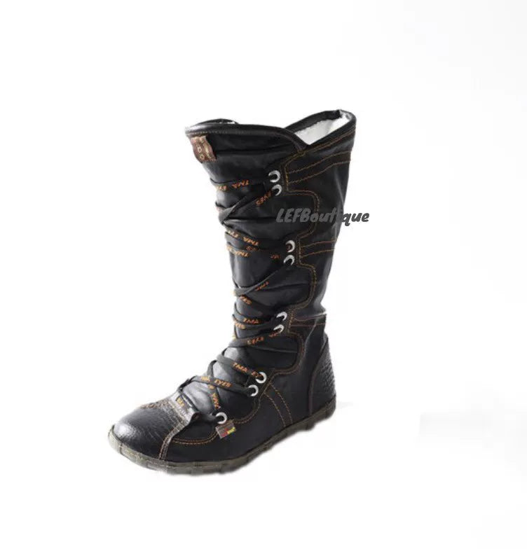 Lace Up Snow Boots