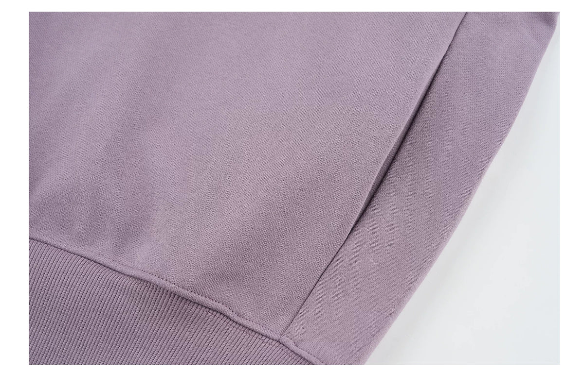 Relaxter Zip-Up-Hoodie mit Rauchdruck