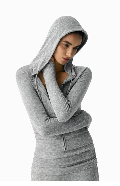 Hooded Zip Jacket and Jogger Set