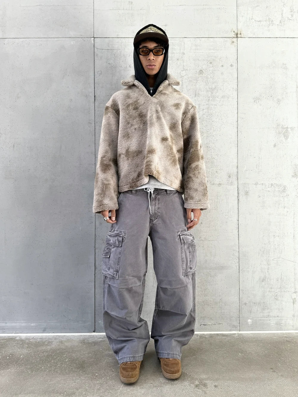 VLABMADE Heavy-Washed Baggy Work Pants