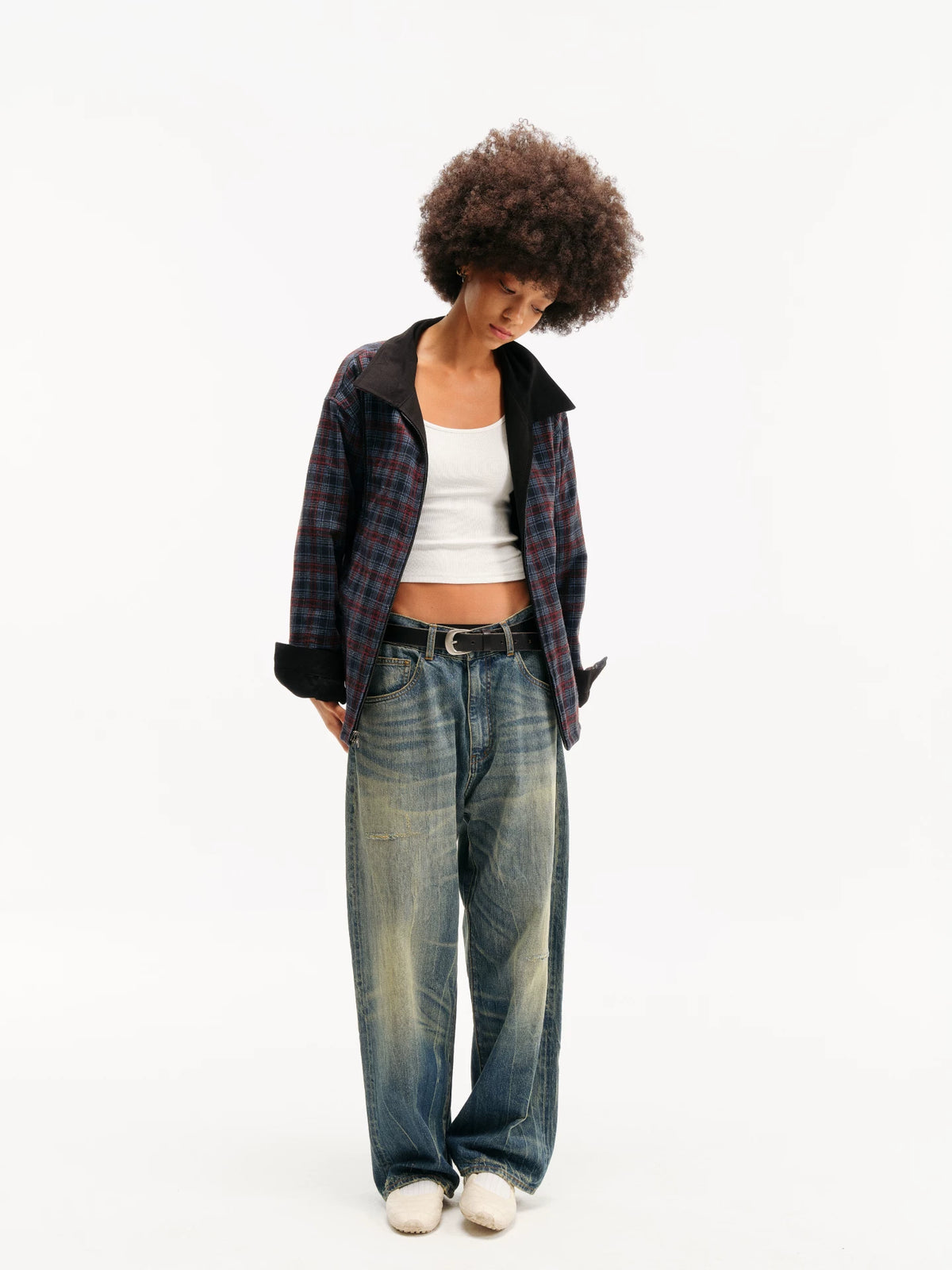 Reversible Plaid Work Jacket product view 4