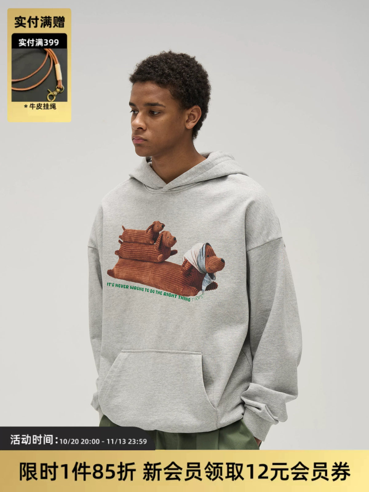 Illustrated Dachshund Hoodie