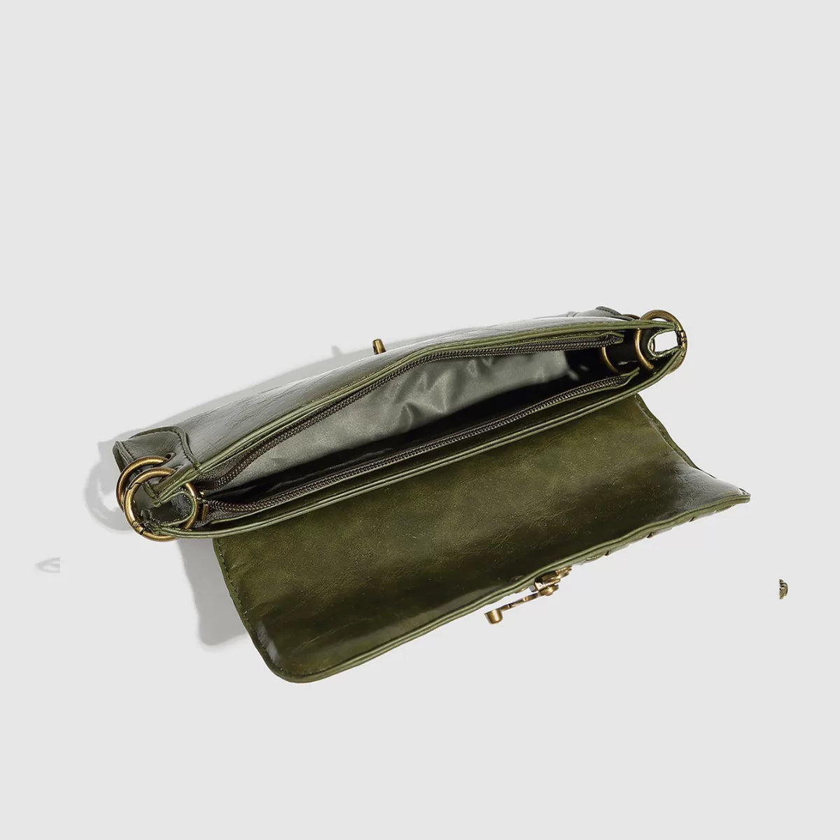 Antique Chain Lock Crossbody Bag product photo