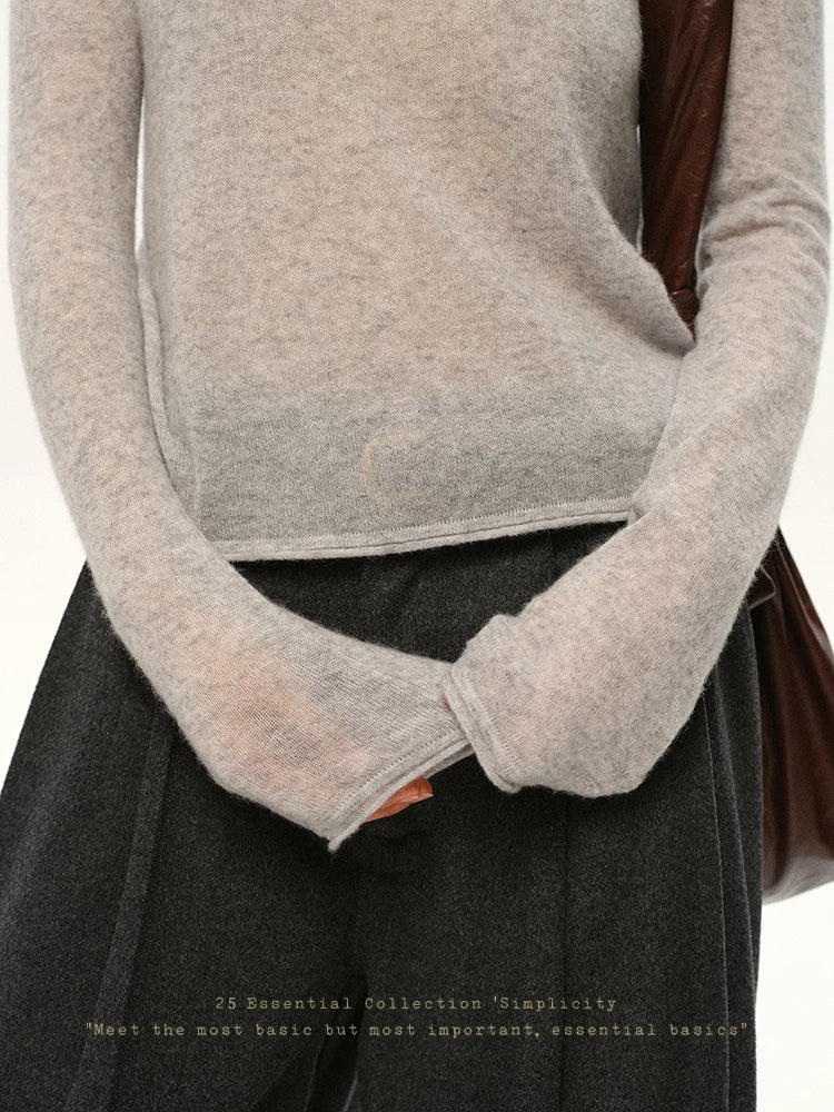 Wool & Alpaca Crew Neck Sweater