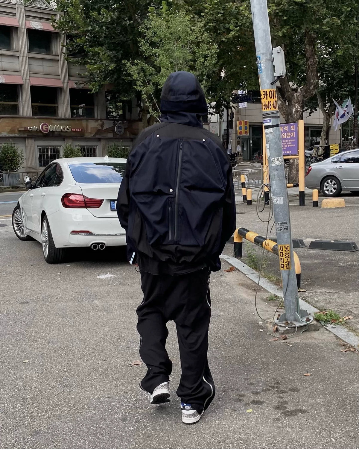 Color Block Hooded Utility Jacket product photo