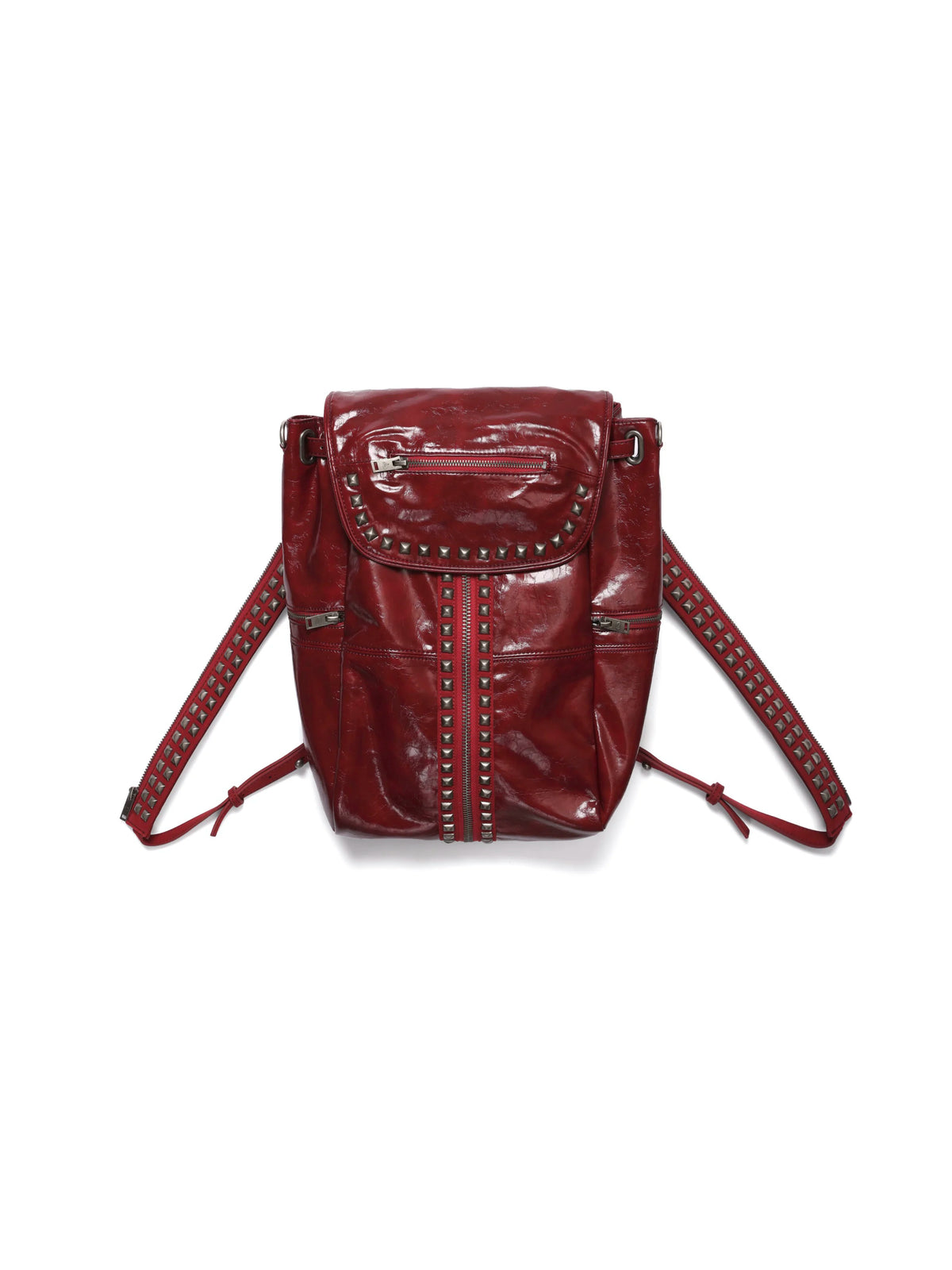 Archive Leopard Faux Fur & Suede Studded Backpack