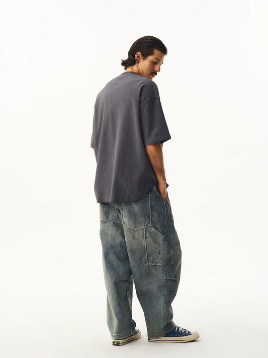 Washed Splatter Denim Jeans product view