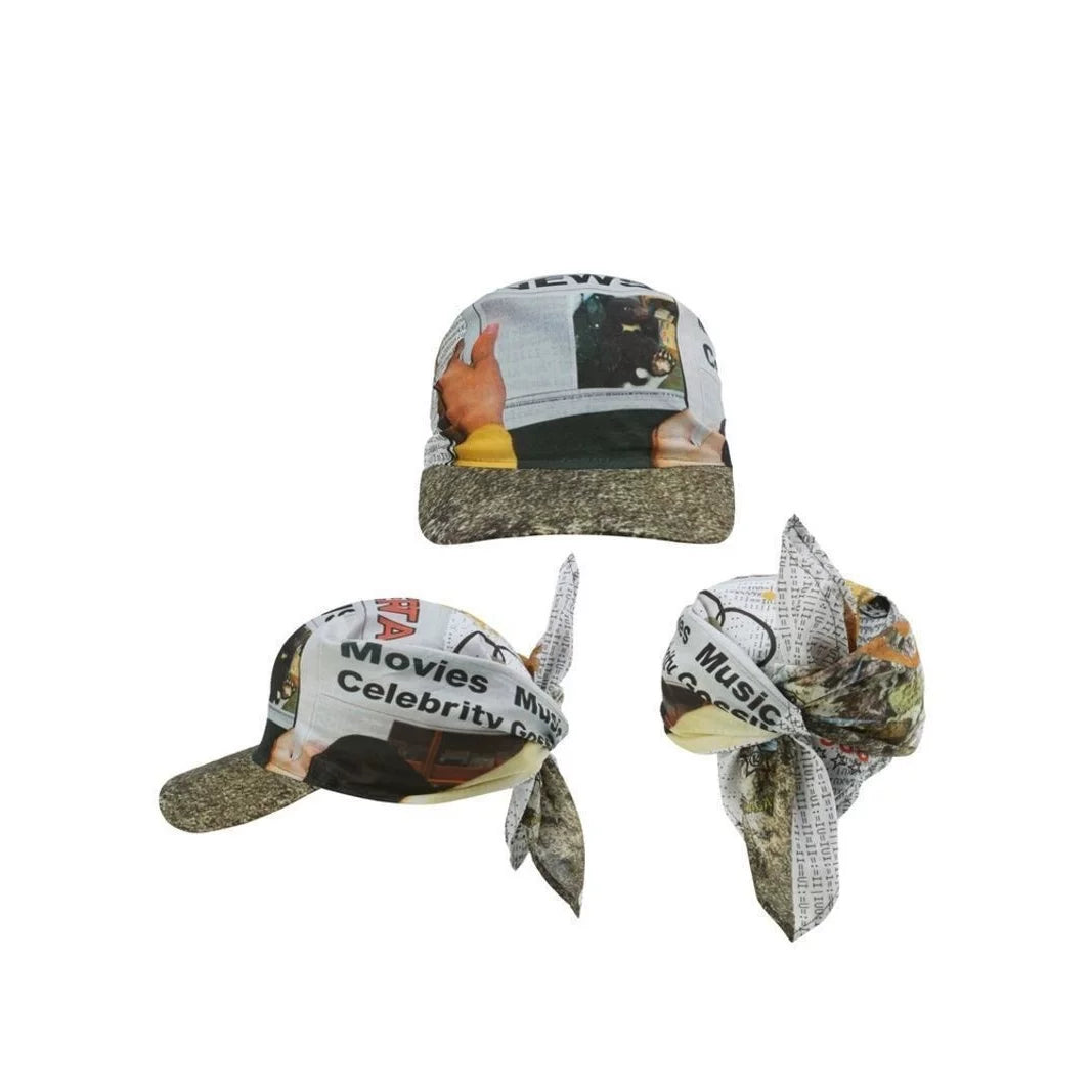 Curved Brim Wrap Cap