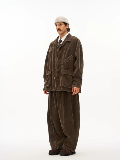 Washed Corduroy Utility Jacket product view