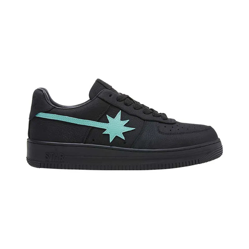Schwarz-Mint Star Meteor Skate-Sneaker