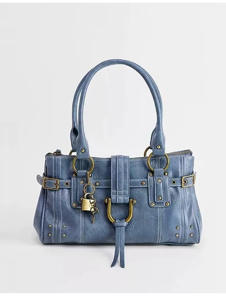 Vintage Studded Tote Bag detail 9
