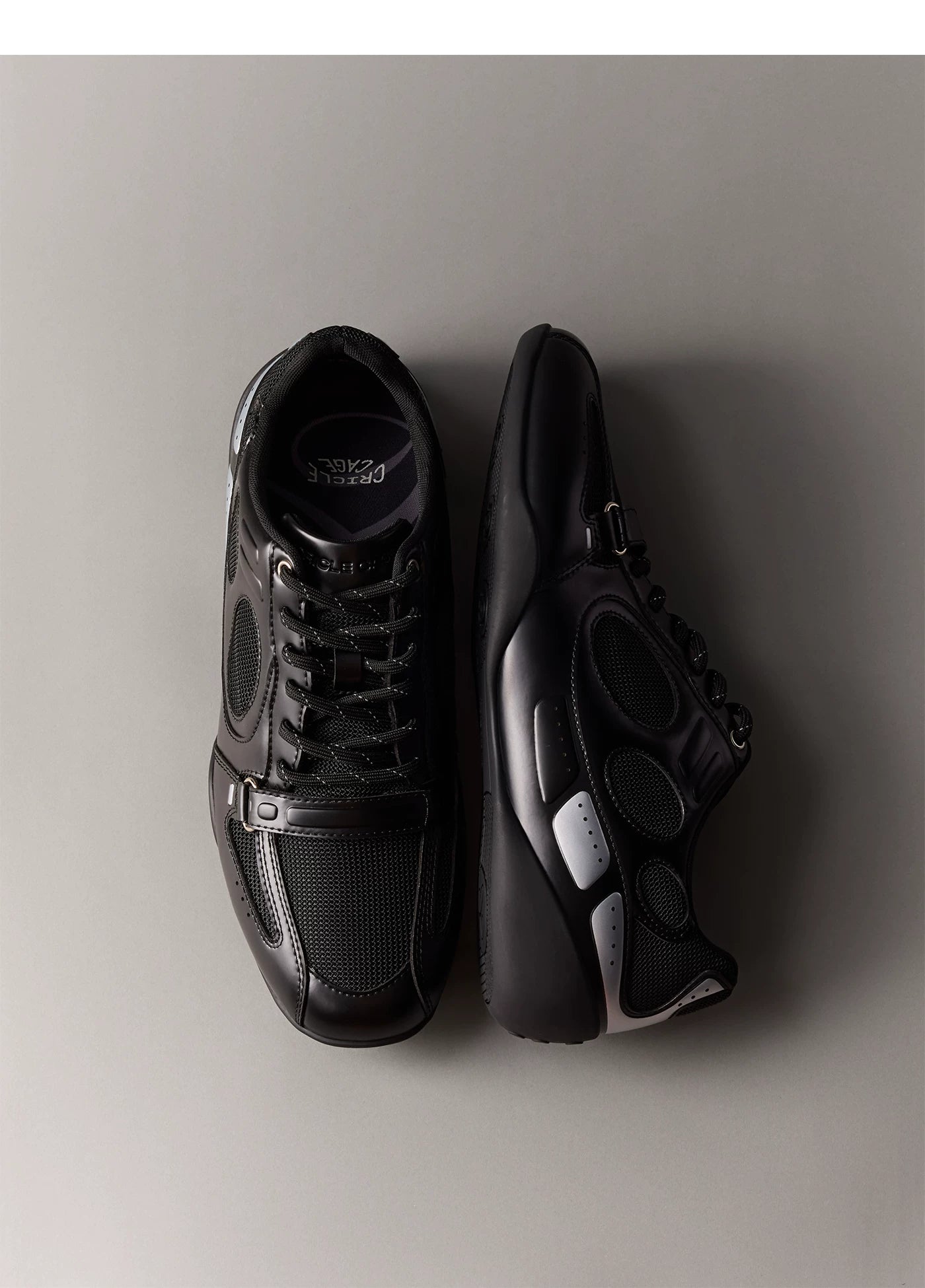 Color-Block Velcro Casual Sneakers