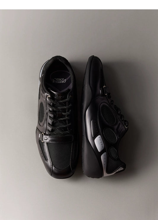 Color-Block Velcro Casual Sneakers