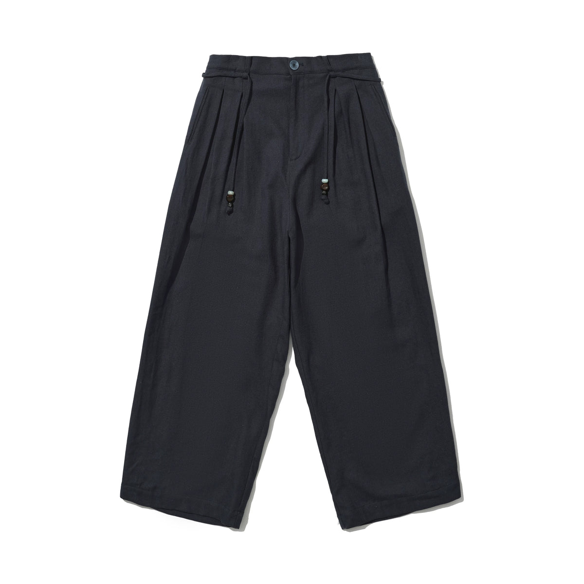 Relaxed Wide-Leg Trousers