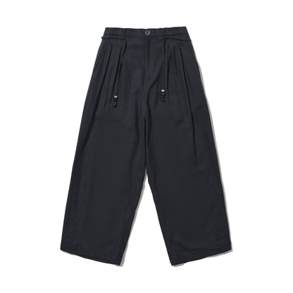 Relaxed Wide-Leg Trousers