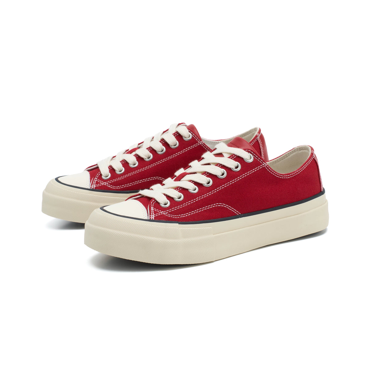 Platform Canvas Low-Top Sneakers