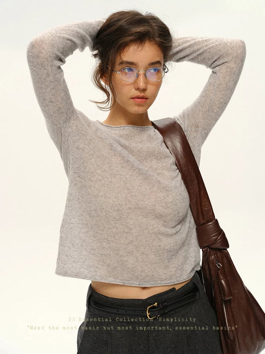 Wool & Alpaca Crew Neck Sweater