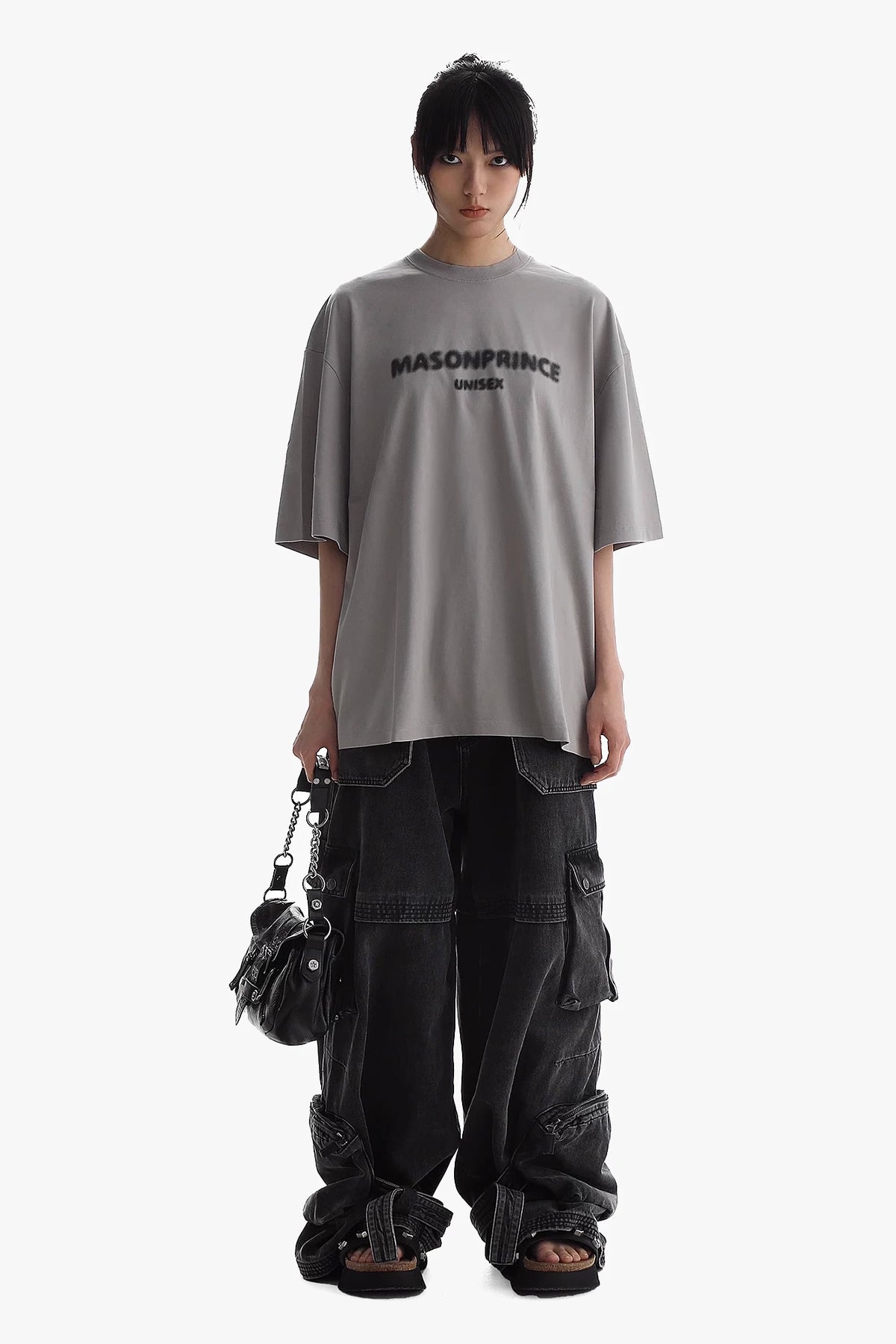 MASONPRINCE Blurred Graphic Cotton T-Shirt