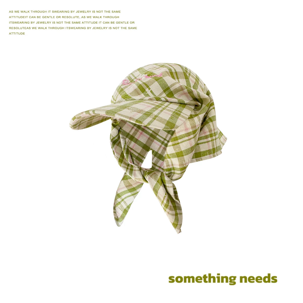 Plaid Bandana Cap for Women and Men, Adjustable Checkered Baseball Hat, Fashion Streetwear Headscarf, Casual Hip Hop Accessory