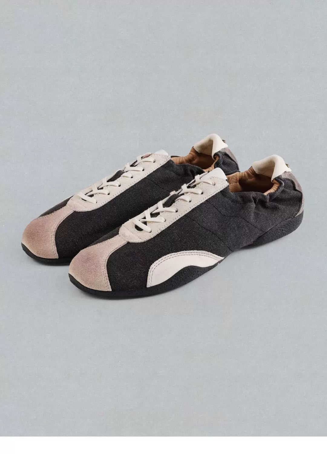 Ruched Colorblock Trainer Sneakers - 360 view 5