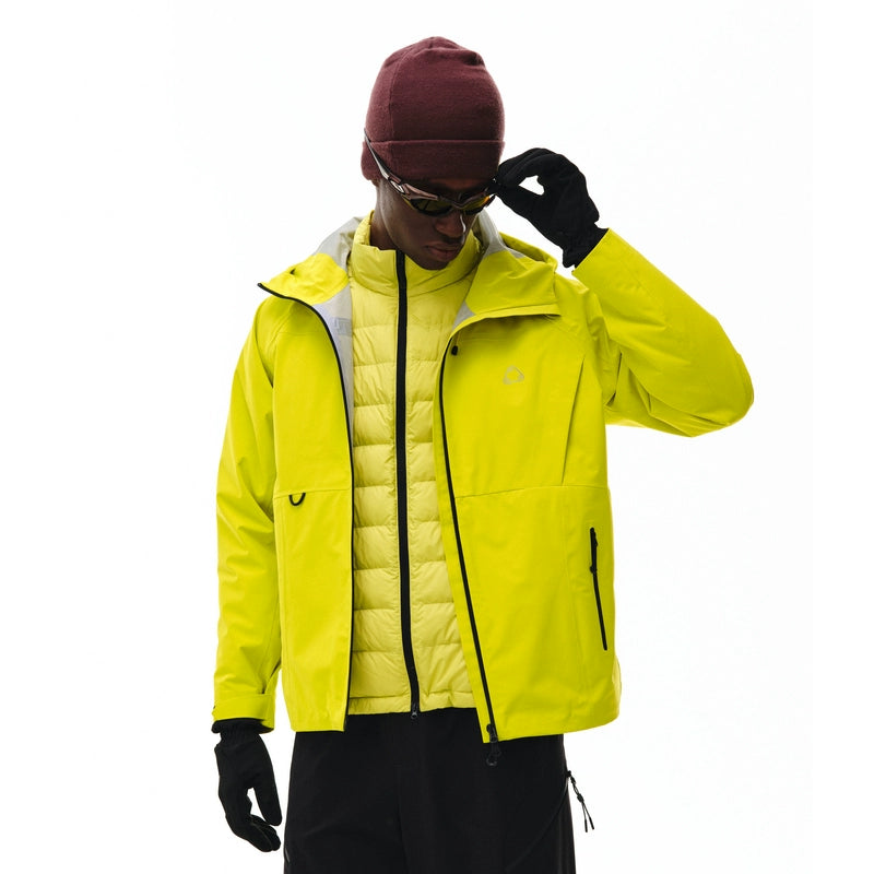 3-in-1 Color-Block Storm Jacket with Detachable Down Vest