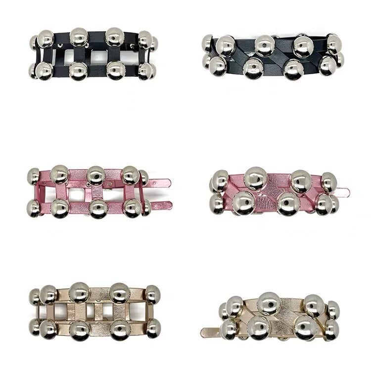 Three-Tone Adjustable Studded Choker product shot