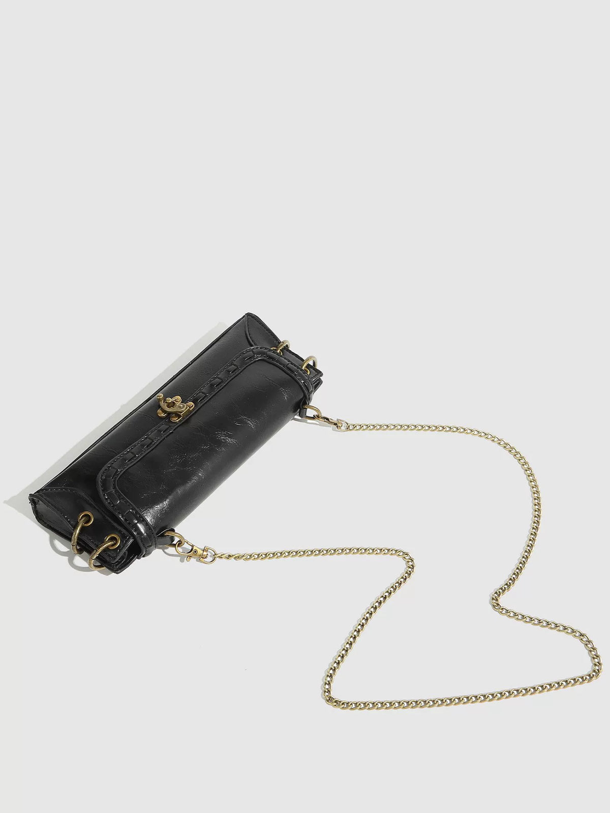 Antique Chain Lock Crossbody Bag product photo