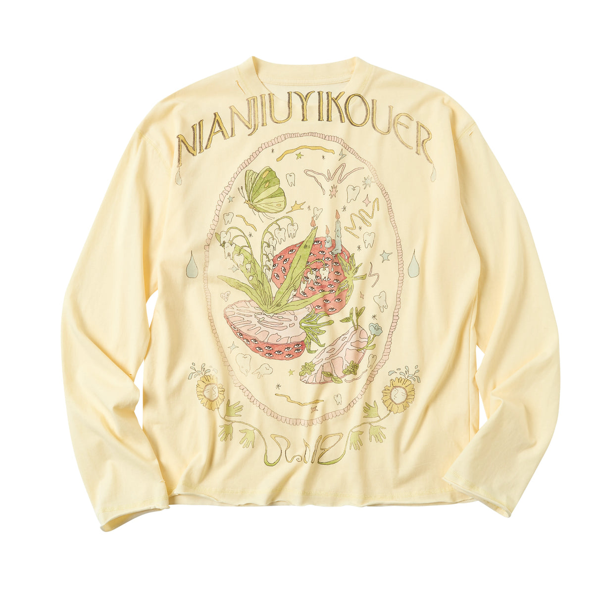 Floral Graphic Long Sleeve Top