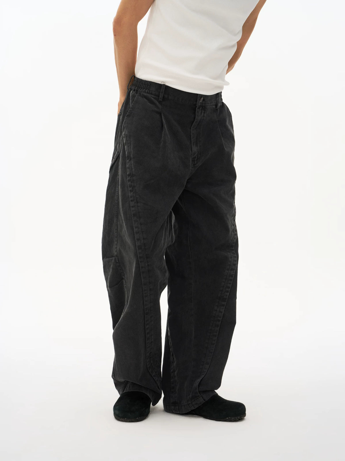 Utility Panel Straight-Leg Pants product view