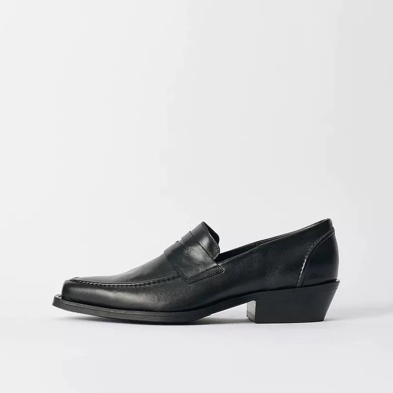 Satin-Finish Calfskin Loafers