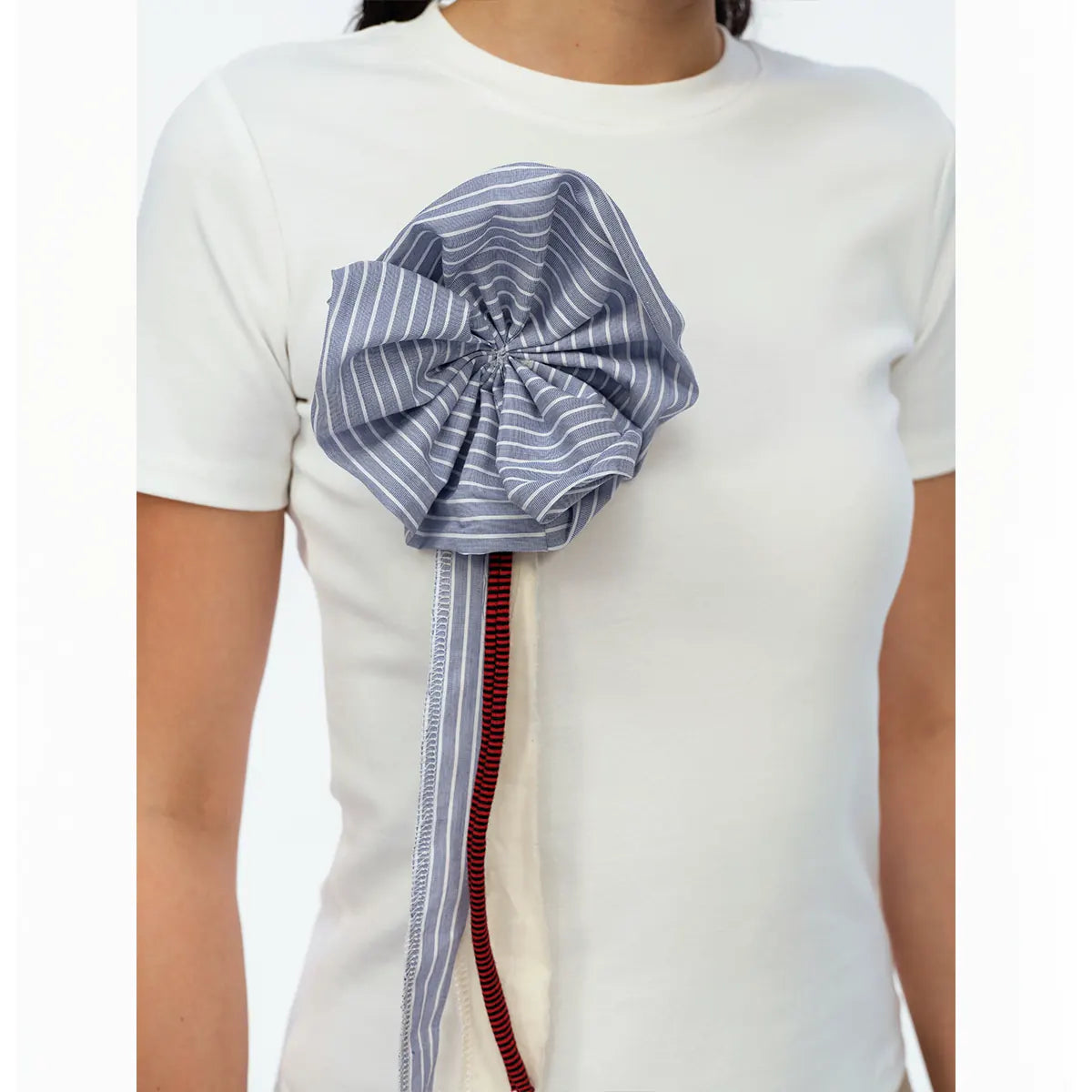 Assorted Fabric Flower Brooch