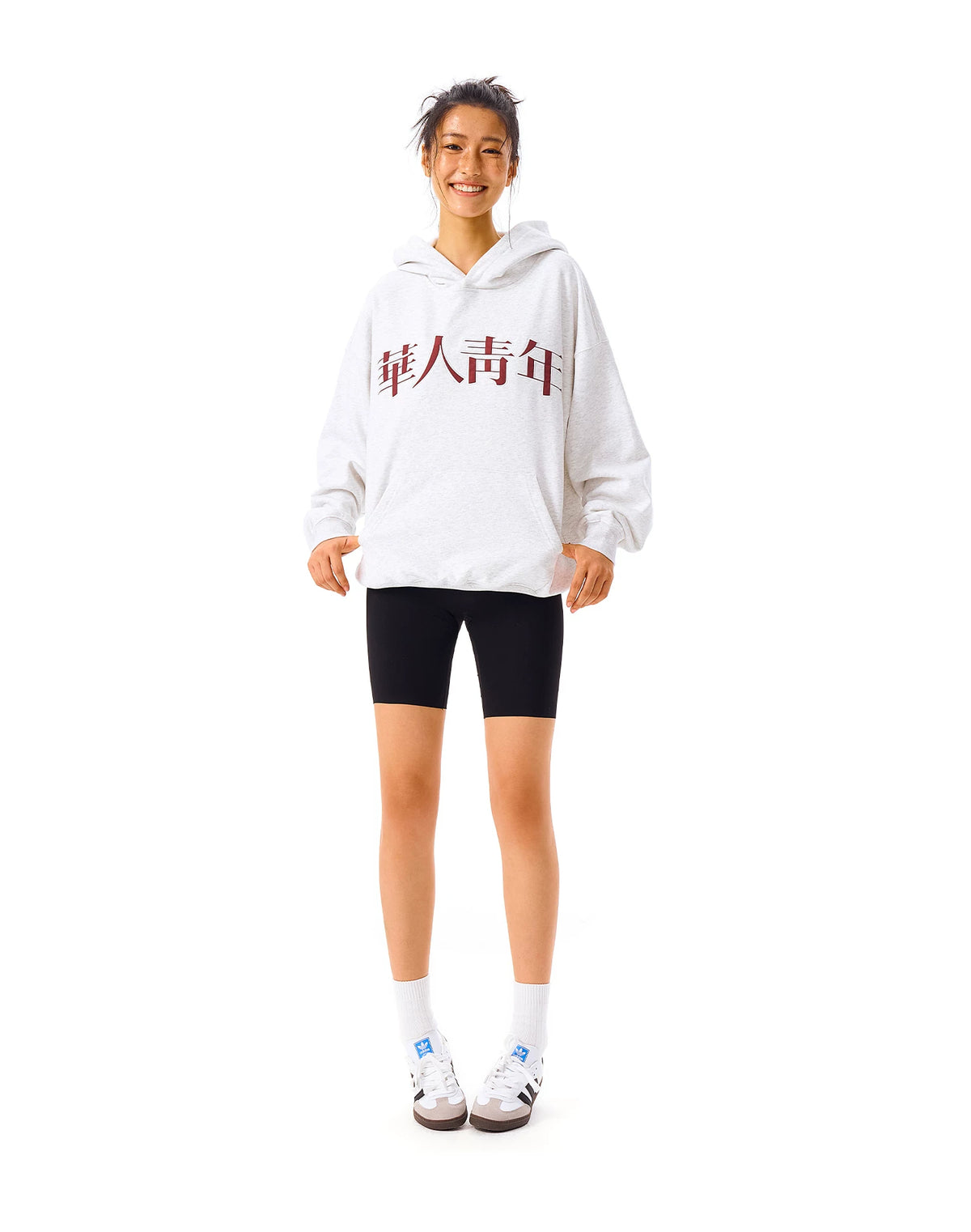 Embroidered Relaxed Pullover Hoodie