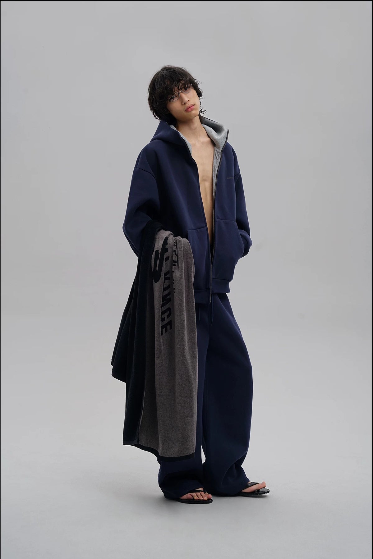 MASONPRINCE Reflective Structured Jacket Set