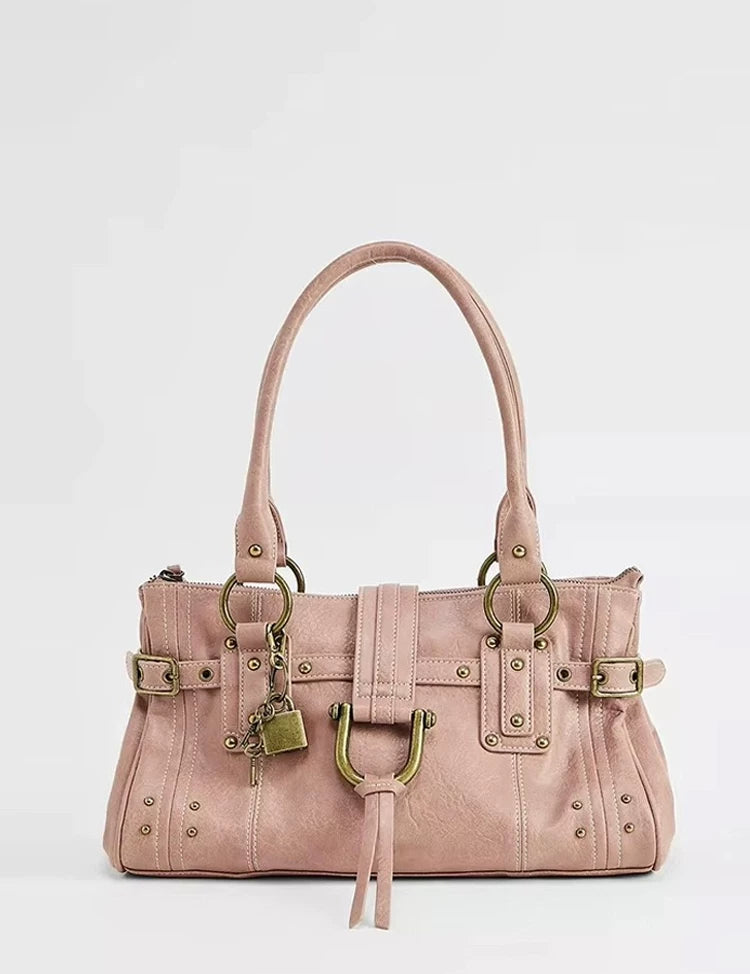 Vintage Studded Tote Bag detail 8