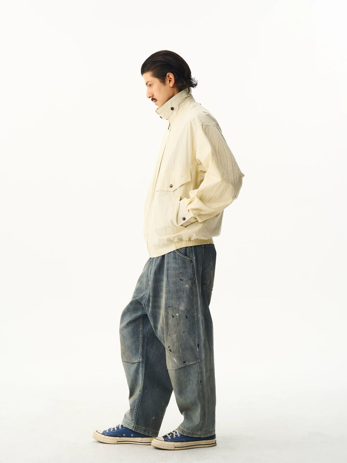 Washed Splatter Denim Jeans product view